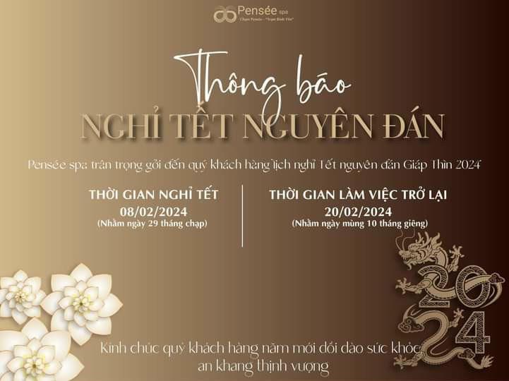 Thông báo nghỉ Tết 2024